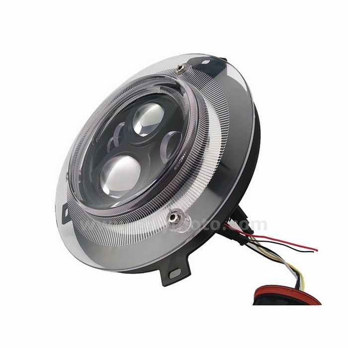 154 7 Inch 75W Ip67 High Low Beam Headlight Benz@2